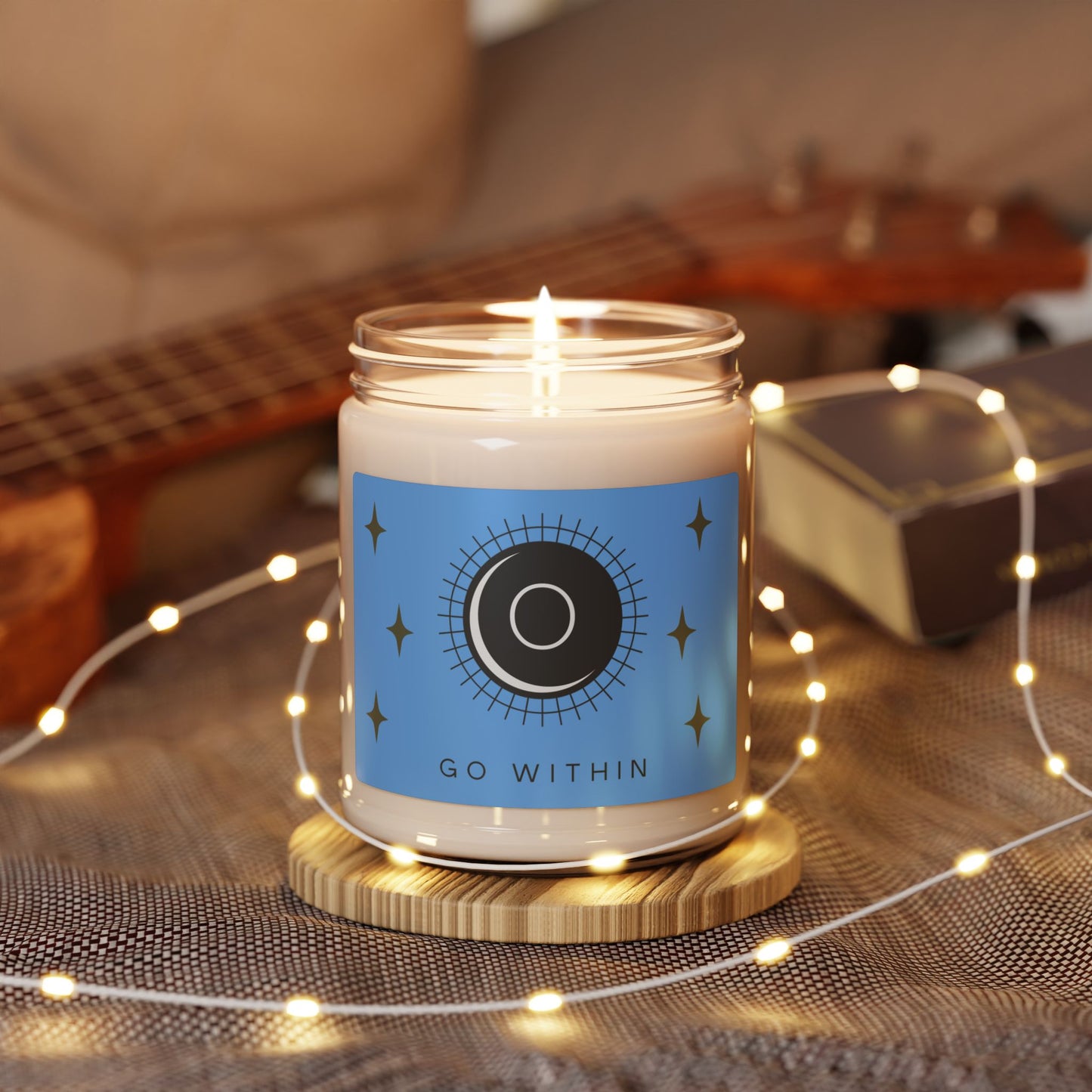 Meditation Candle, Aromatherapy Candle, Soy Wax Candle for Calm, Relaxing Scented Candle, Mindfulness Gift, Home Decor, Spiritual Gift