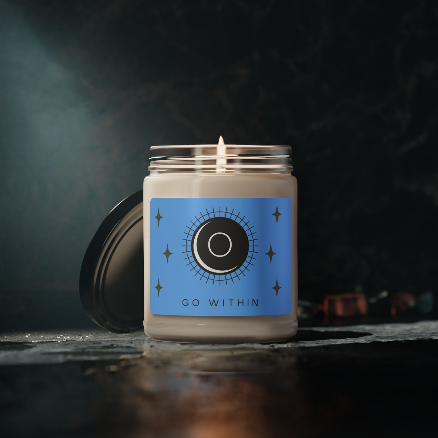Meditation Candle, Aromatherapy Candle, Soy Wax Candle for Calm, Relaxing Scented Candle, Mindfulness Gift, Home Decor, Spiritual Gift