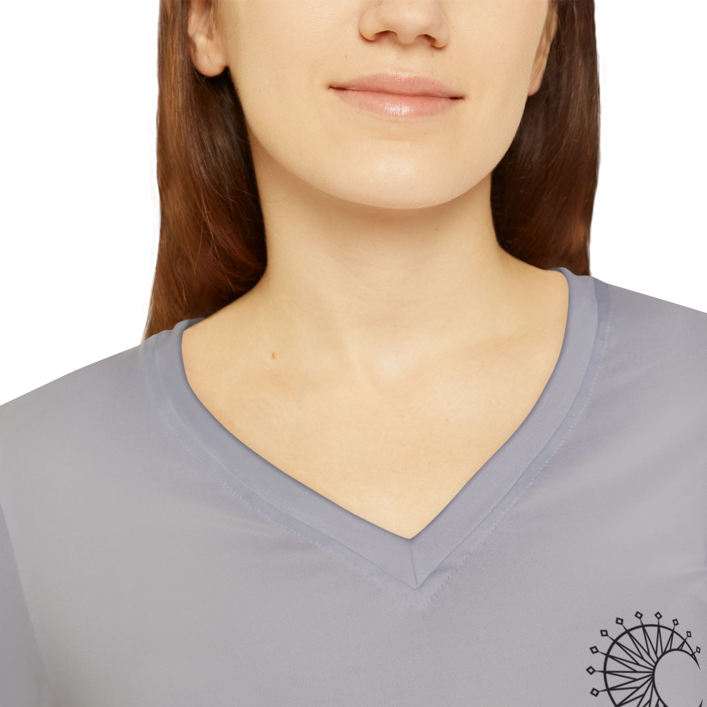 Alchemist Chemist V‑Neck Long Sleeve — Women's Mystical Science Shirt