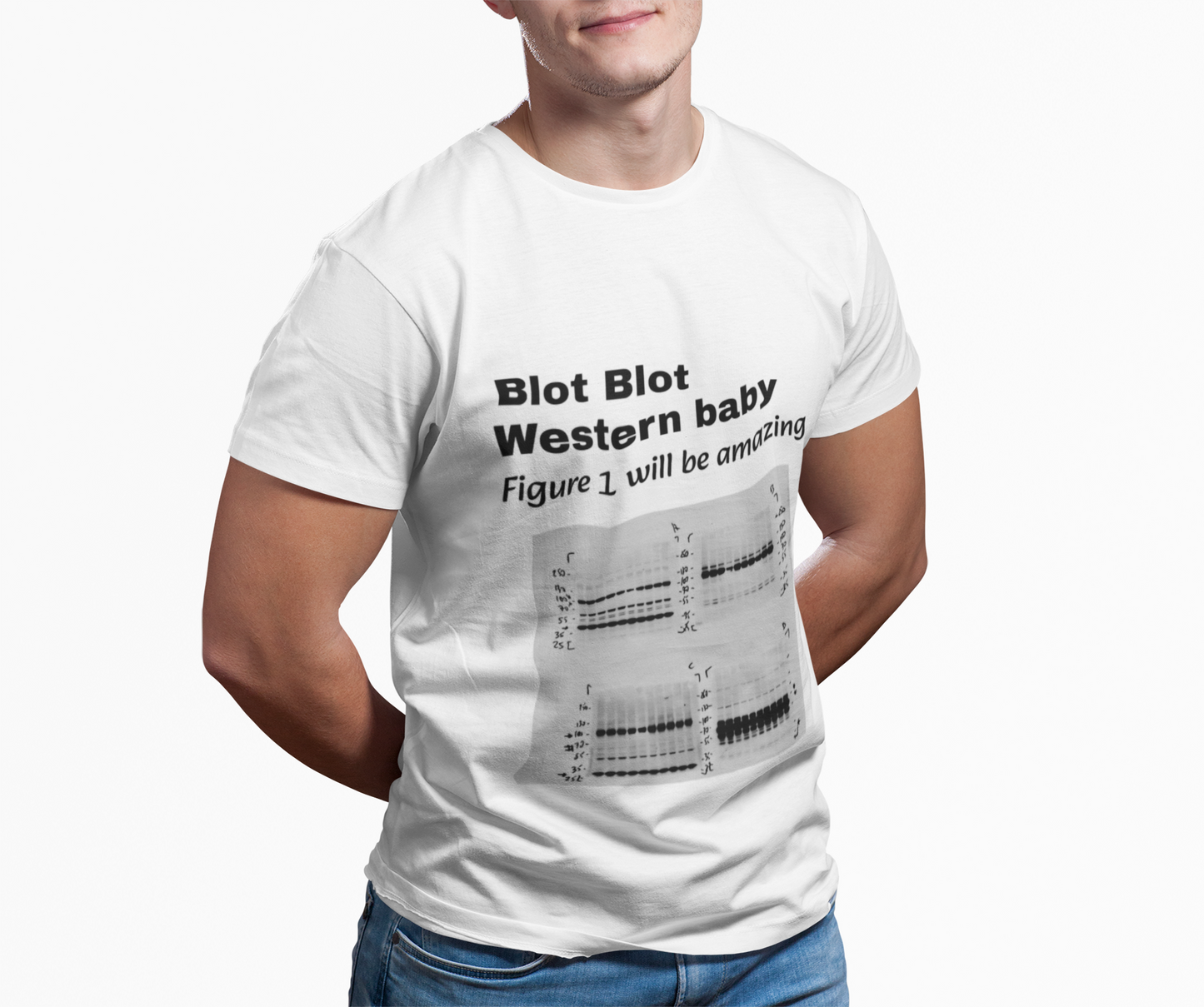 Funny Science Tee for Biologists Who Do Western Blots, Gift for Bench Scientists, Unisex Short Sleeve Shirt, Science Humor, Researcher Apparel
