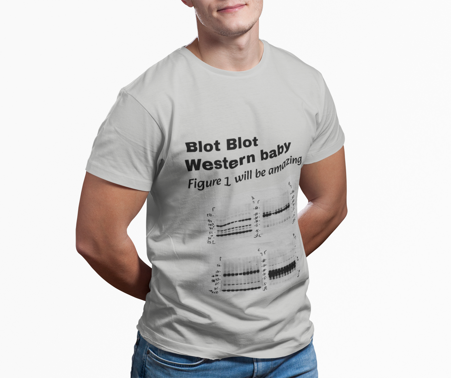 Funny Science Tee for Biologists Who Do Western Blots, Gift for Bench Scientists, Unisex Short Sleeve Shirt, Science Humor, Researcher Apparel
