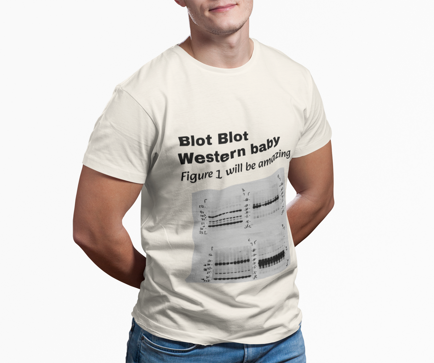 Funny Science Tee for Biologists Who Do Western Blots, Gift for Bench Scientists, Unisex Short Sleeve Shirt, Science Humor, Researcher Apparel