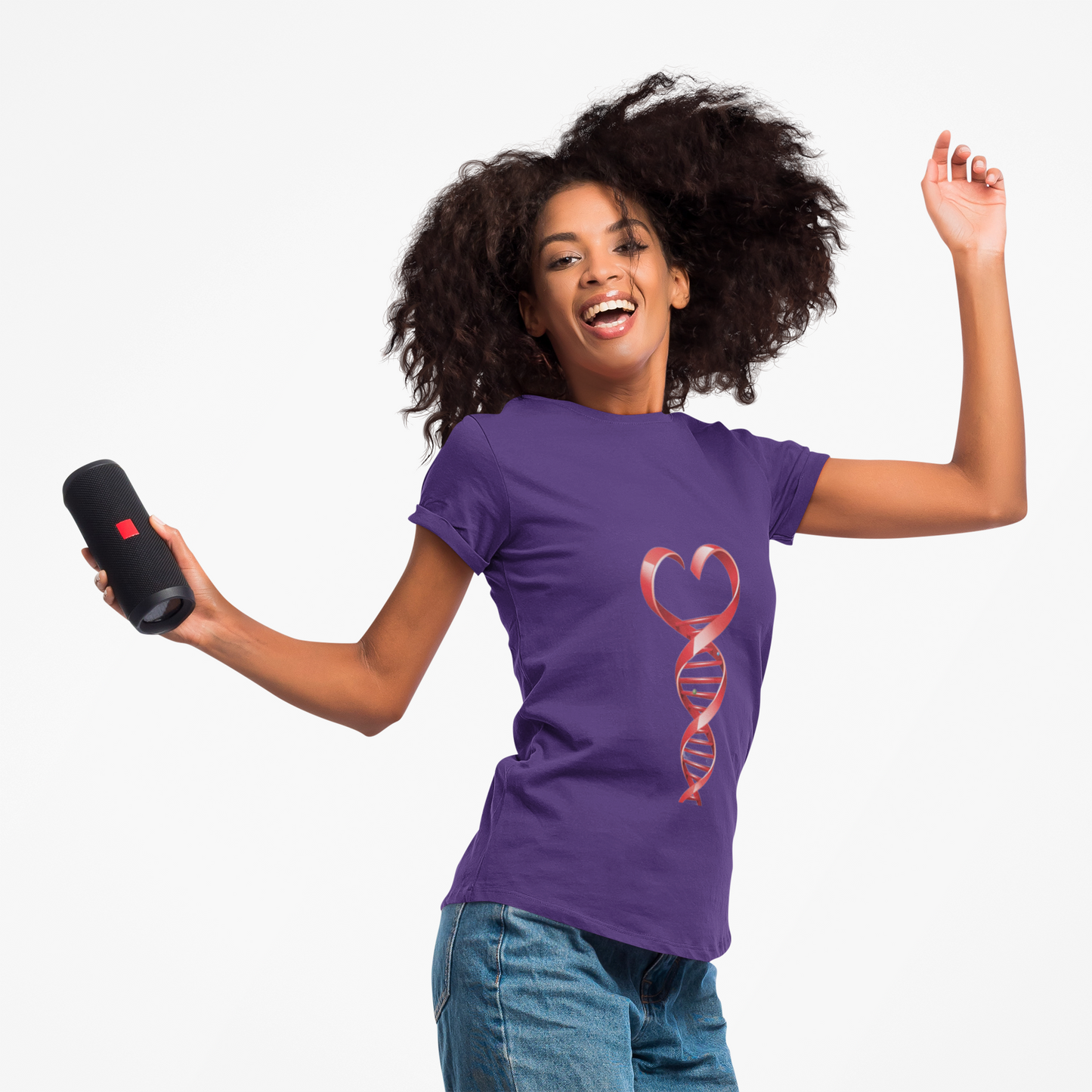 Women's DNA Heart Favorite Tee - Heart DNA Shirt, Gift for Her, Science Enthusiast, Birthday Gift, Valentine’s Day Top