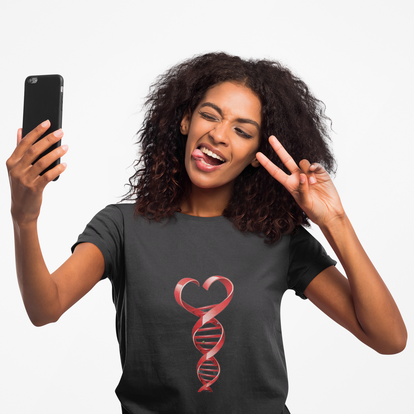Women's DNA Heart Favorite Tee - Heart DNA Shirt, Gift for Her, Science Enthusiast, Birthday Gift, Valentine’s Day Top