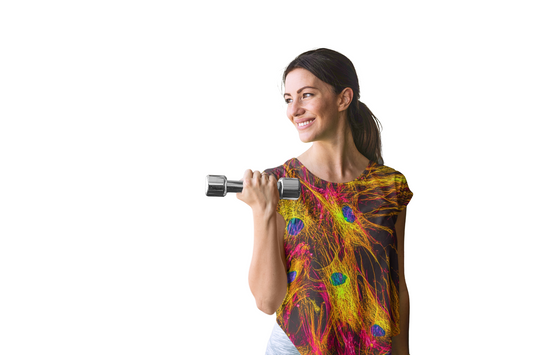 Vibrant Cell Design Women's Sports Jersey