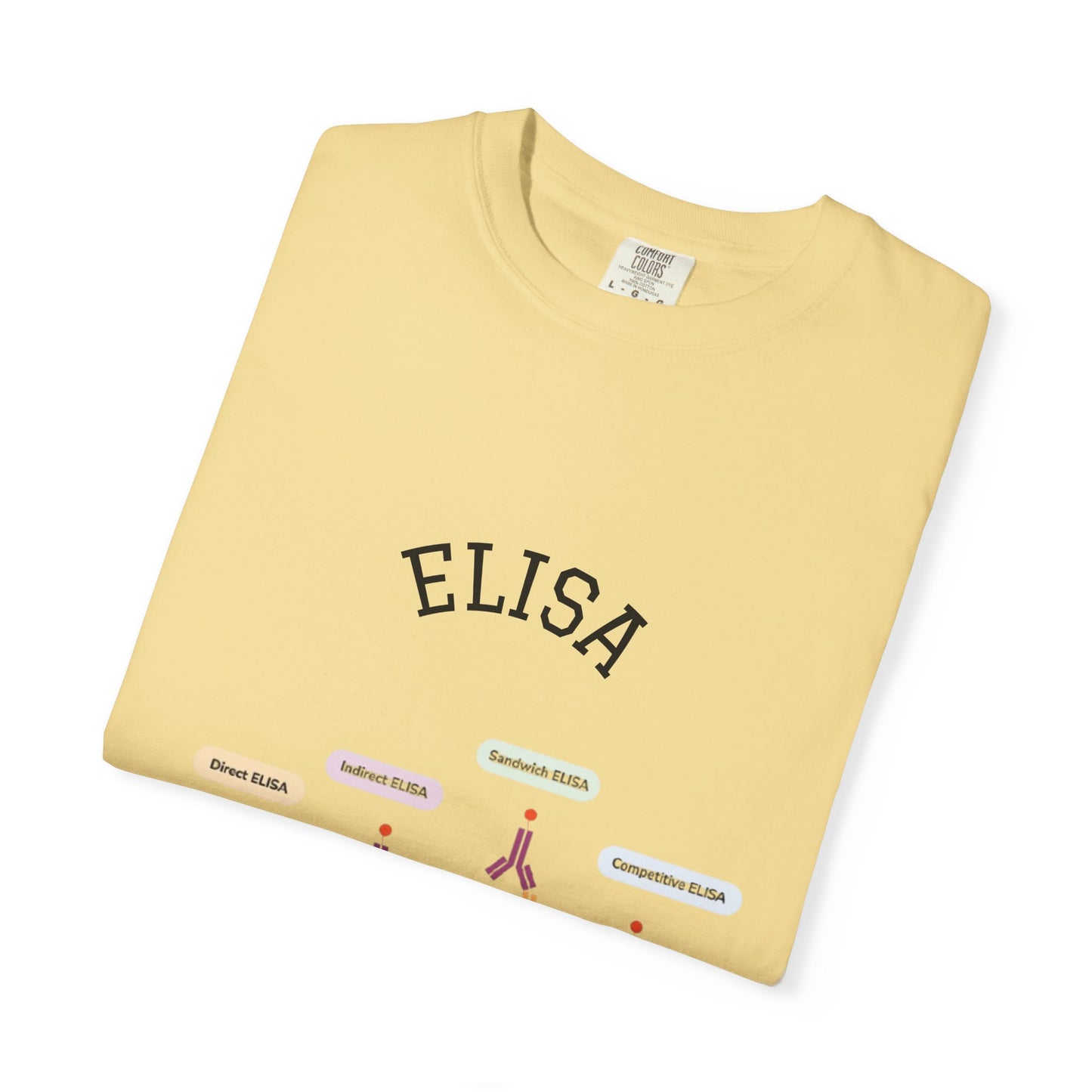 Unisex Garment Lab Humor Tee - ELISA, "the only time no one complains about being too sensitive", gift for bench scientist