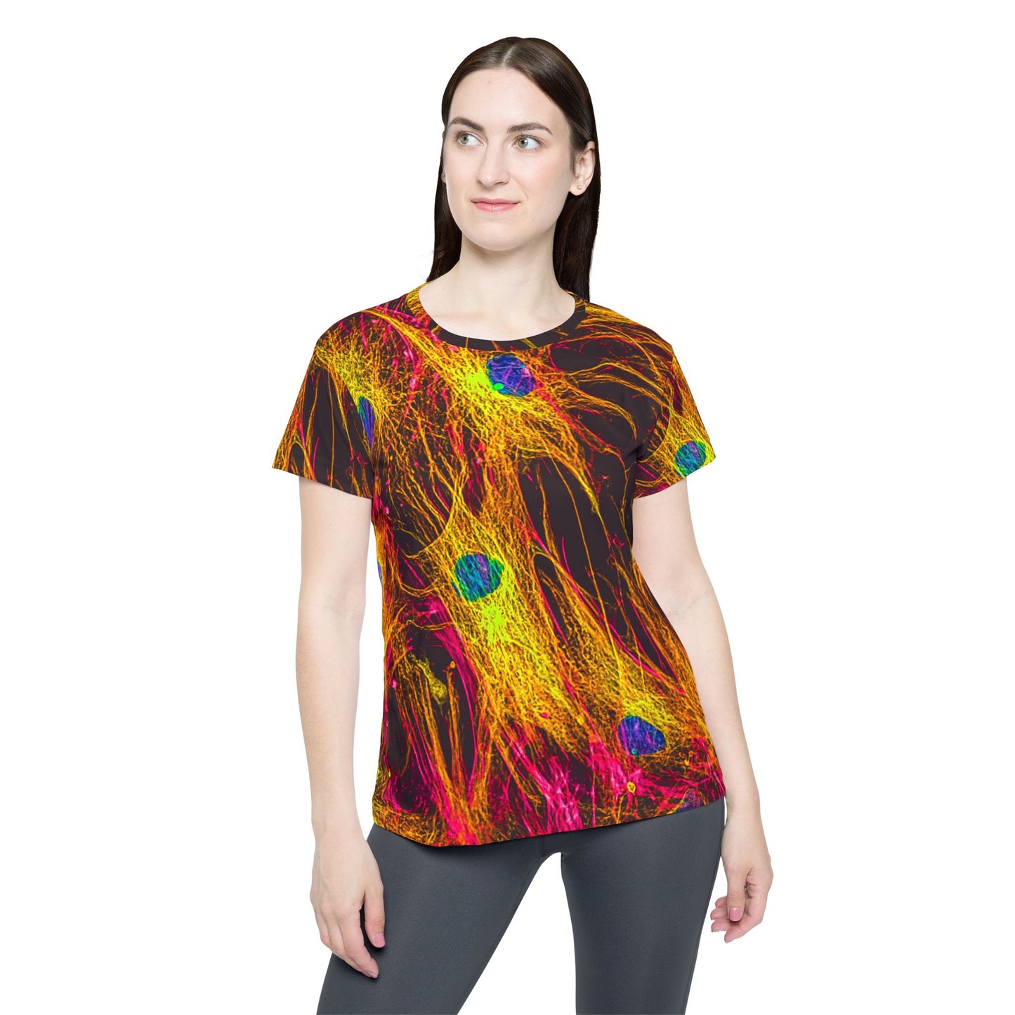 Vibrant Cell Design Women's Sports Jersey