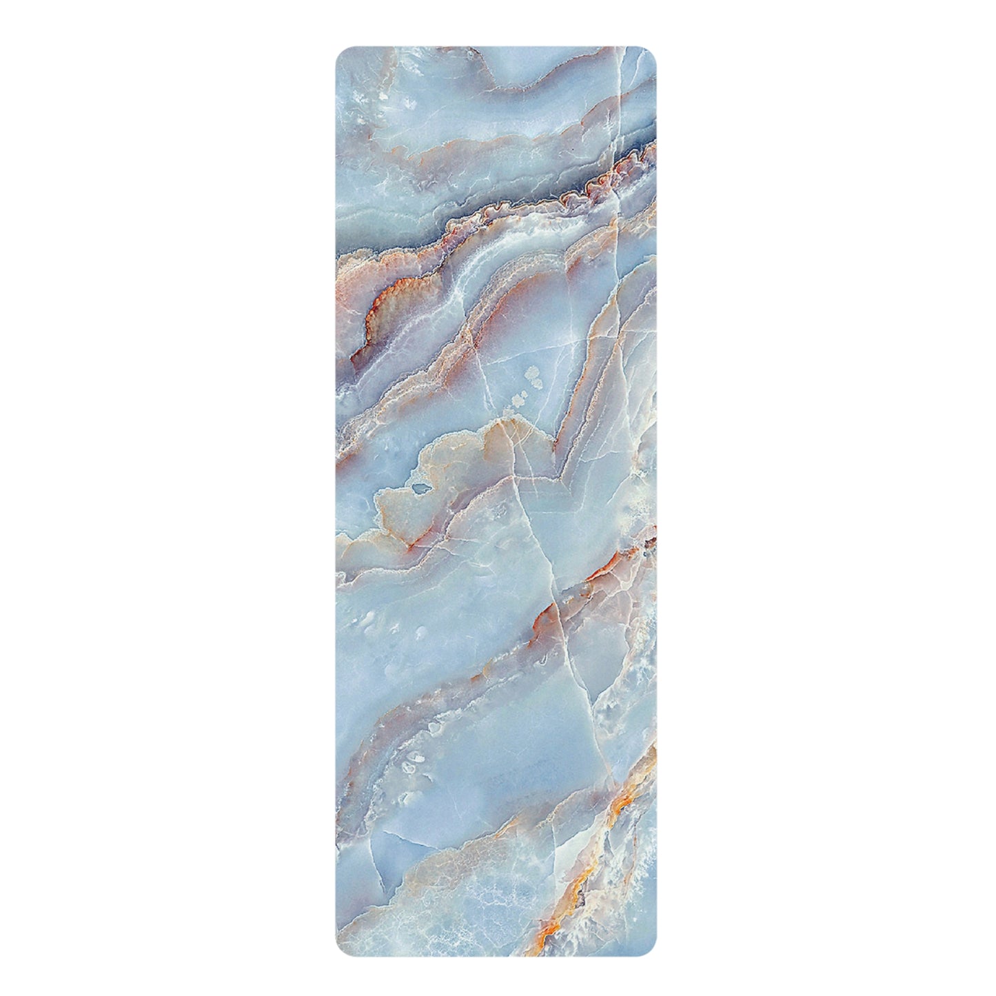 Vibrant Rubber Yoga Mat with stone look design, Eco-Friendly Fitness Mat, Exercise Mat, Yoga Accessories, Home Workout Equipment