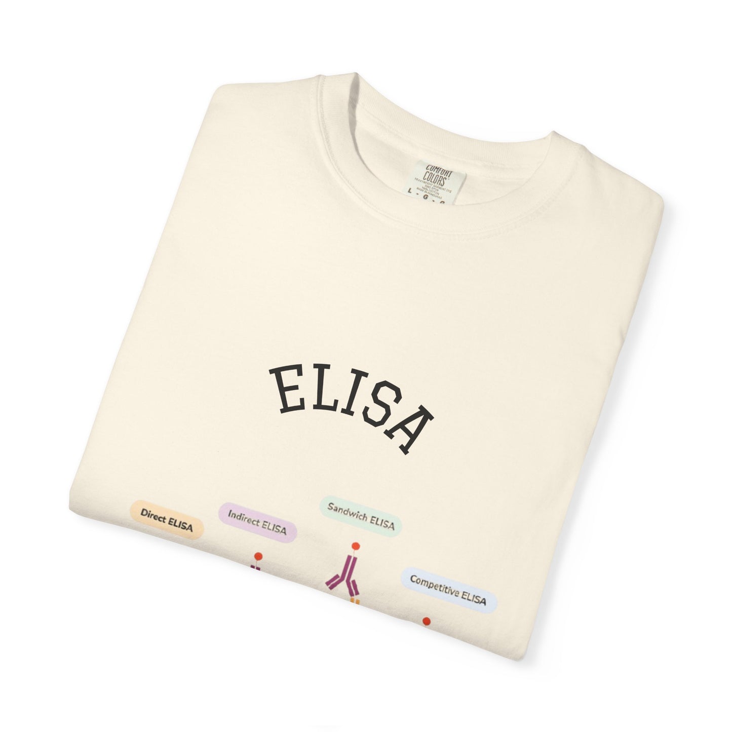Unisex Garment Lab Humor Tee - ELISA, "the only time no one complains about being too sensitive", gift for bench scientist