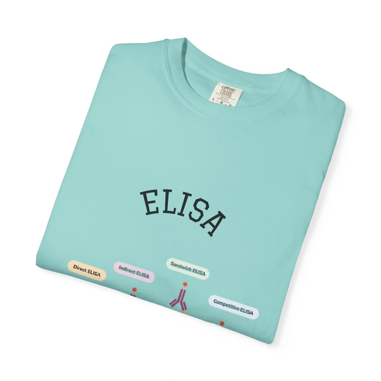 Unisex Garment Lab Humor Tee - ELISA, "the only time no one complains about being too sensitive", gift for bench scientist