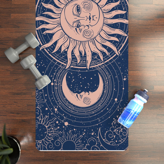 Celestial Yoga Mat - Sun and Moon Design, Non-Slip Rubber, Eco-Friendly Home Exercise, Perfect for Yoga Lovers, Gift for Fitness [...]