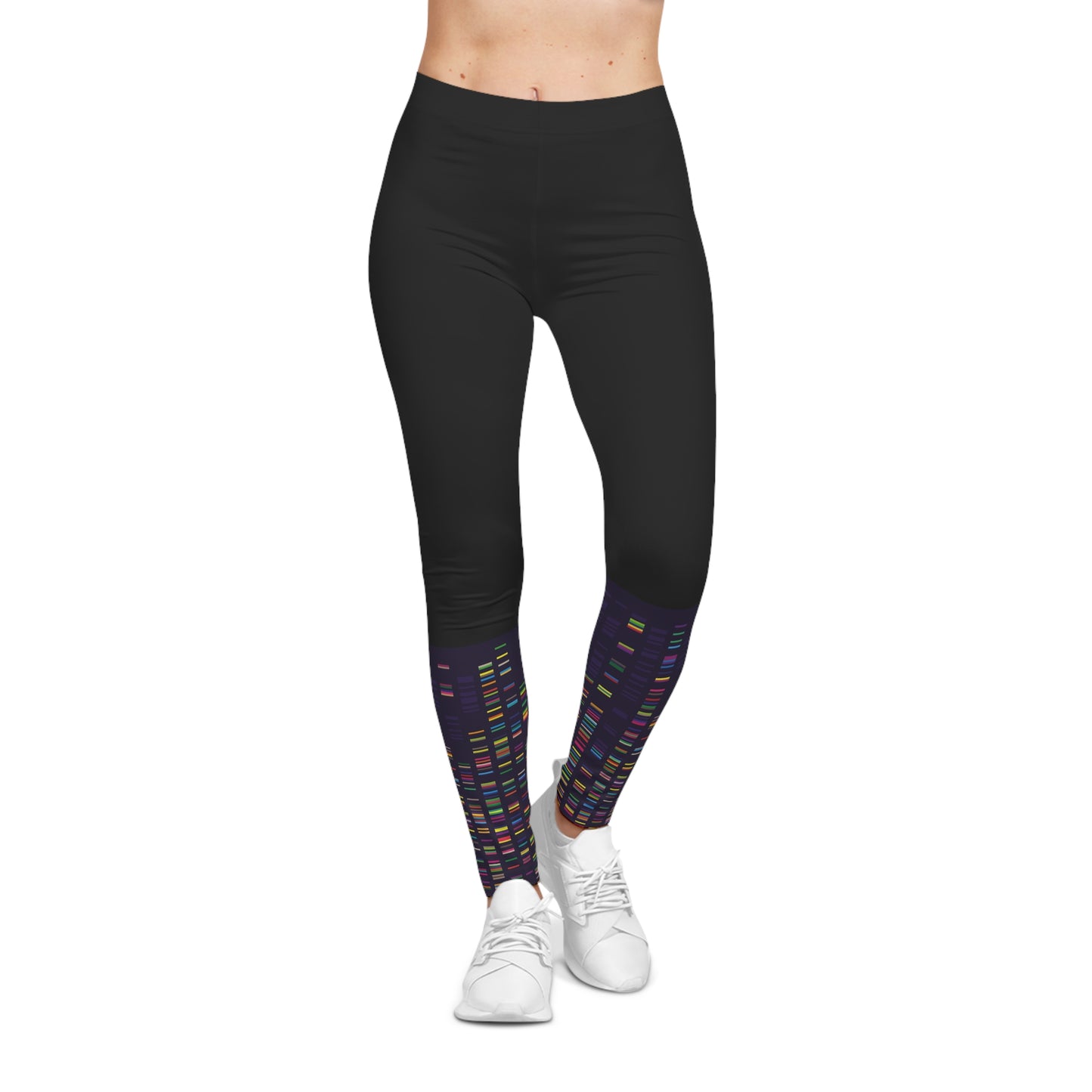 DNA Pattern Women's Leggings – Pastel Gradient Activewear