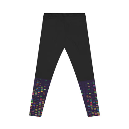 DNA Pattern Women's Leggings – Pastel Gradient Activewear