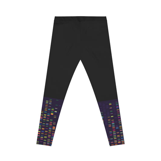 DNA Pattern Women's Leggings – Pastel Gradient Activewear