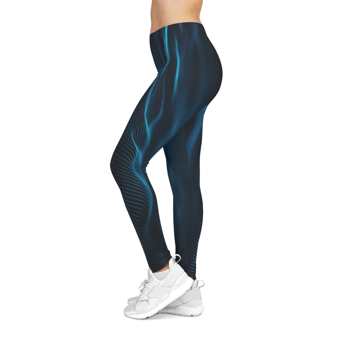 High Vibration Women's Casual Leggings, Yoga Pants, Athleisure Wear, Floral Print Leggings, Workout Leggings, Gift for Her