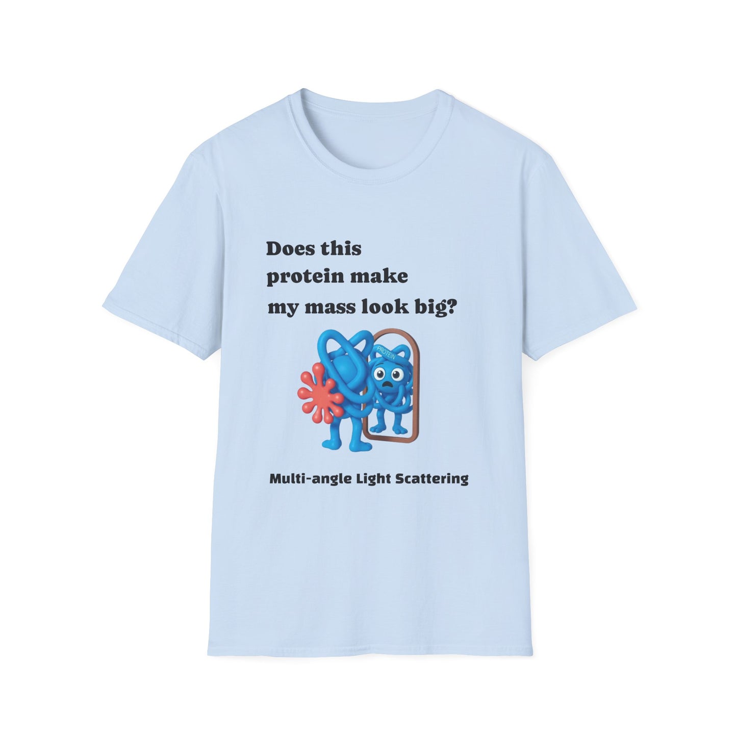 Multi-Angle Light Scattering of Protein Humor T-Shirt — “Does this protein make my mass look big?”