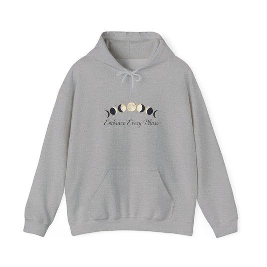 Copy of "Embrace every phase" Lunar Phases Ritual Hoodie | moon phase poster, celestial wellness