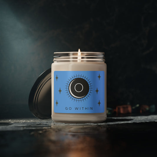 Meditation Candle, Aromatherapy Candle, Soy Wax Candle for Calm, Relaxing Scented Candle, Mindfulness Gift, Home Decor, Spiritual Gift
