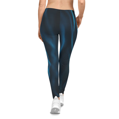 High Vibration Women's Casual Leggings, Yoga Pants, Athleisure Wear, Floral Print Leggings, Workout Leggings, Gift for Her