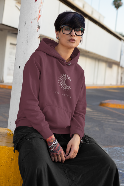 Cozy Up in Balance – Unisex Heavy Blend™ Sun & Moon Hoodie For Every Occasion, Perfect Gift, Casual Wear, Fall Favorites, Holiday Comfort