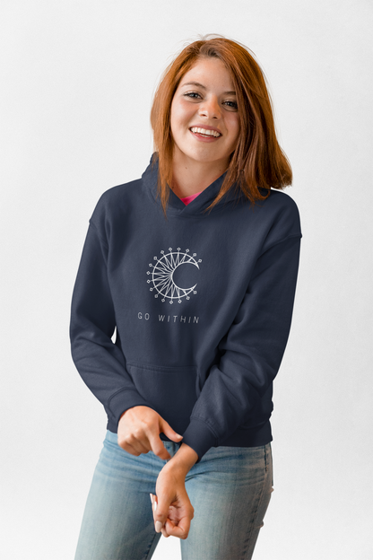 Cozy Up in Balance – Unisex Heavy Blend™ Sun & Moon Hoodie For Every Occasion, Perfect Gift, Casual Wear, Fall Favorites, Holiday Comfort
