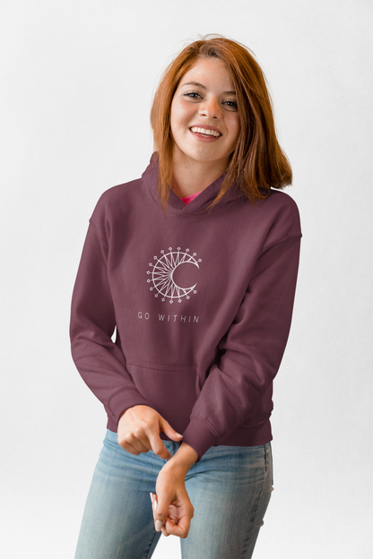 Cozy Up in Balance – Unisex Heavy Blend™ Sun & Moon Hoodie For Every Occasion, Perfect Gift, Casual Wear, Fall Favorites, Holiday Comfort