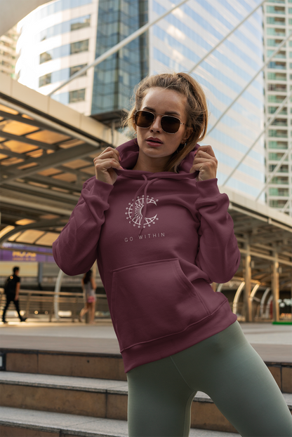 Cozy Up in Balance – Unisex Heavy Blend™ Sun & Moon Hoodie For Every Occasion, Perfect Gift, Casual Wear, Fall Favorites, Holiday Comfort