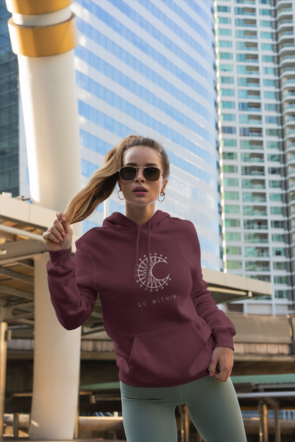 Cozy Up in Balance – Unisex Heavy Blend™ Sun & Moon Hoodie For Every Occasion, Perfect Gift, Casual Wear, Fall Favorites, Holiday Comfort