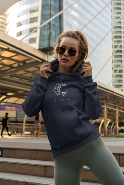 Cozy Up in Balance – Unisex Heavy Blend™ Sun & Moon Hoodie For Every Occasion, Perfect Gift, Casual Wear, Fall Favorites, Holiday Comfort