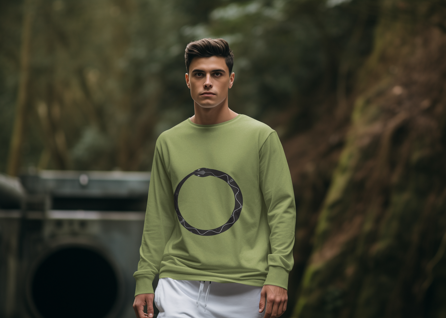 Men’s Longsleeve Tee with Serpent Design, Cozy Unisex Shirt for Casual Style, Perfect Gift for Nature Lovers, Fall Fashion, Halloween, [...]