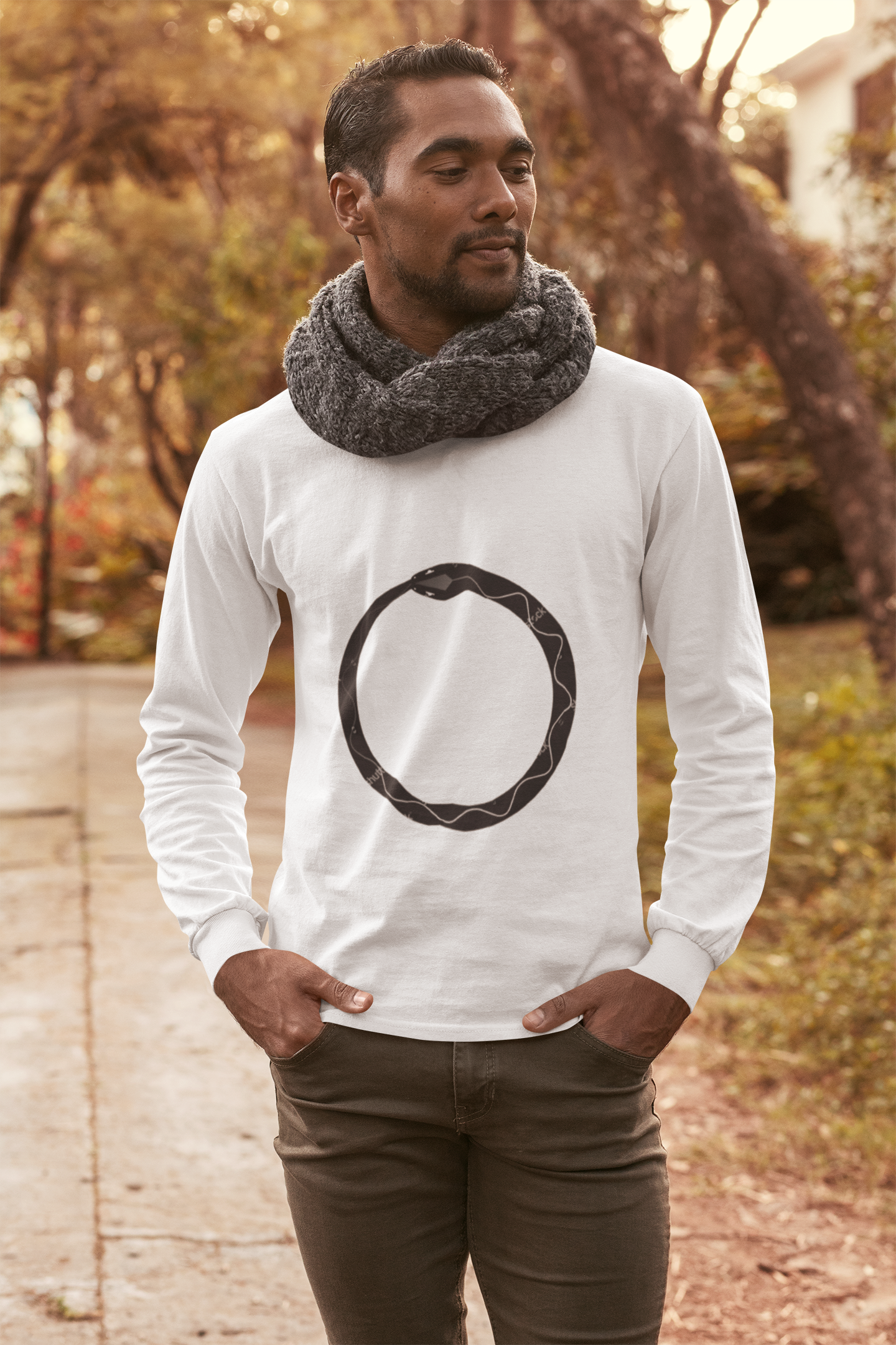 Men’s Longsleeve Tee with Serpent Design, Cozy Unisex Shirt for Casual Style, Perfect Gift for Nature Lovers, Fall Fashion, Halloween, [...]