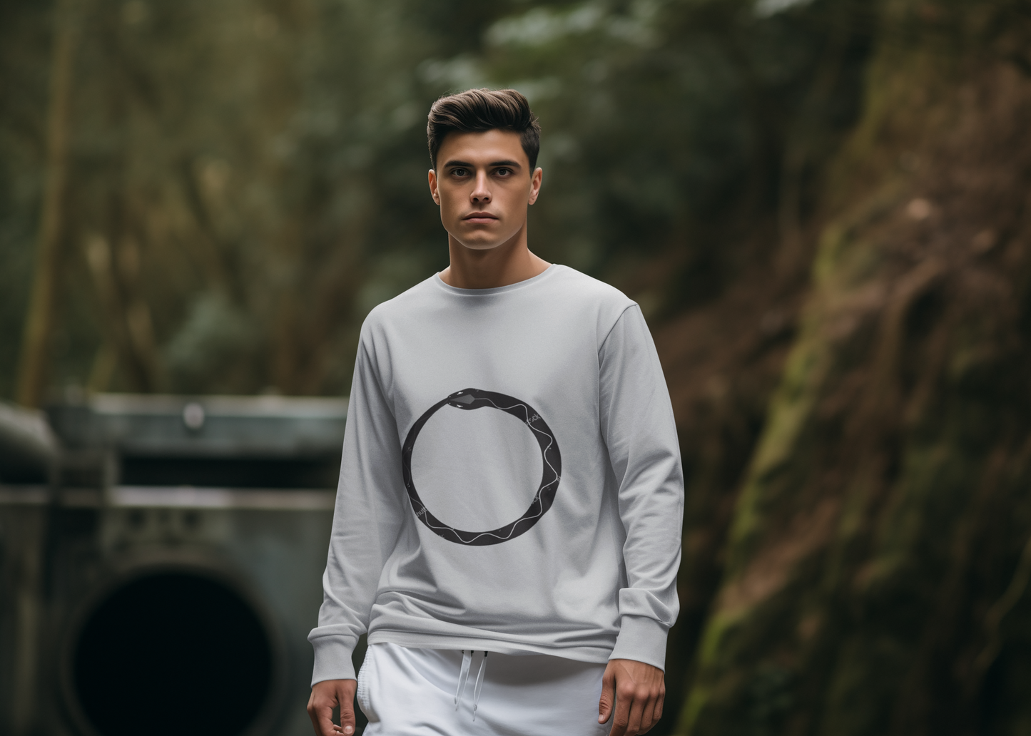 Men’s Longsleeve Tee with Serpent Design, Cozy Unisex Shirt for Casual Style, Perfect Gift for Nature Lovers, Fall Fashion, Halloween, [...]