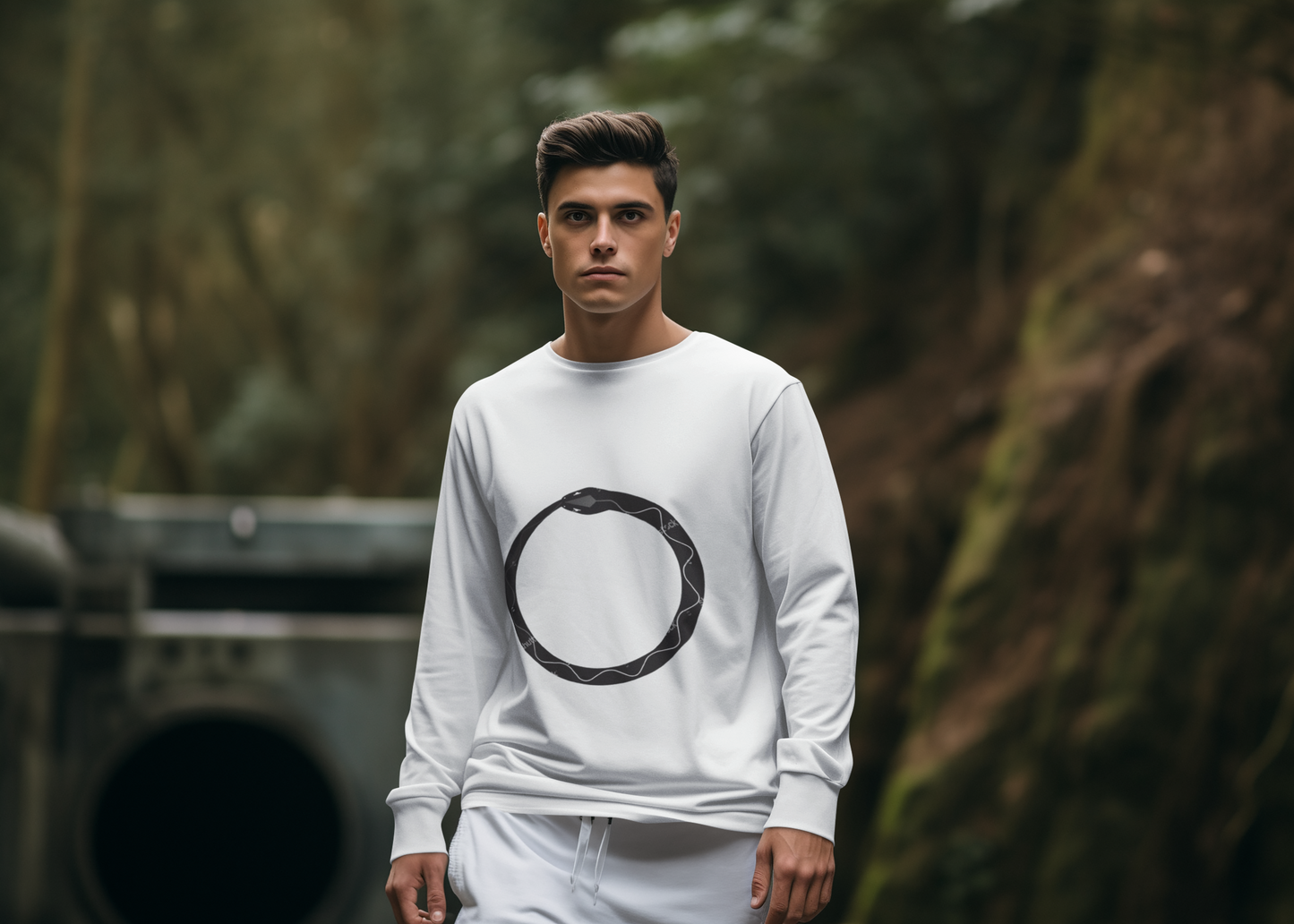 Men’s Longsleeve Tee with Serpent Design, Cozy Unisex Shirt for Casual Style, Perfect Gift for Nature Lovers, Fall Fashion, Halloween, [...]