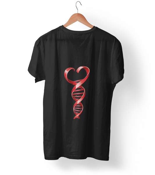 Women's DNA Heart Favorite Tee - Heart DNA Shirt, Gift for Her, Science Enthusiast, Birthday Gift, Valentine’s Day Top