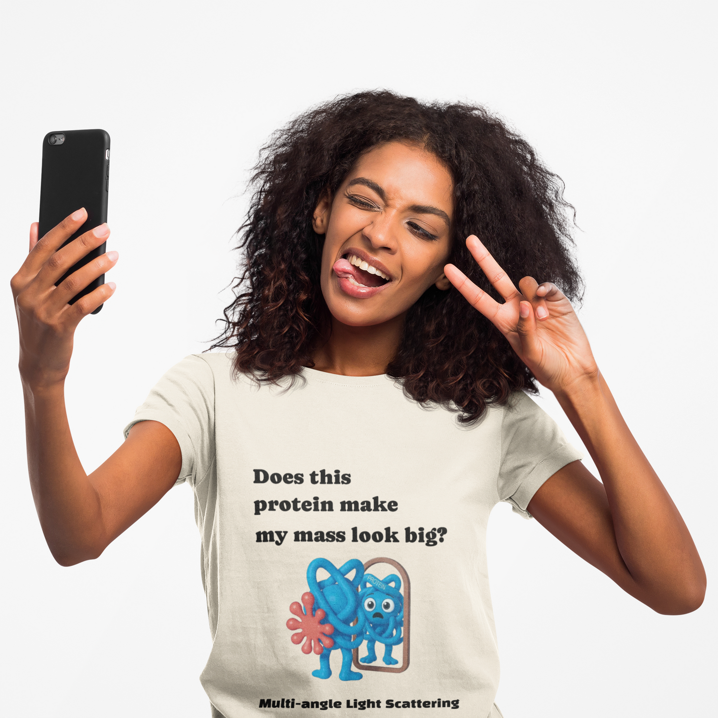 Multi-Angle Light Scattering of Protein Humor T-Shirt — “Does this protein make my mass look big?”