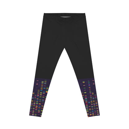 DNA Pattern Women's Leggings – Pastel Gradient Activewear